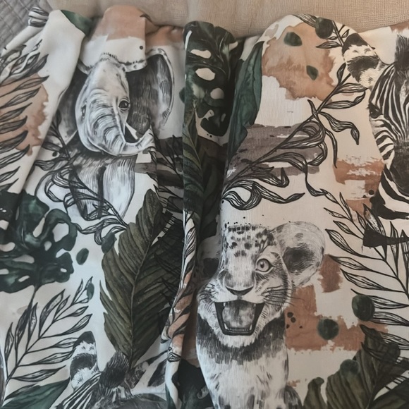 Custom made Animal Safari Print Haram Pants - Picture 2 of 2